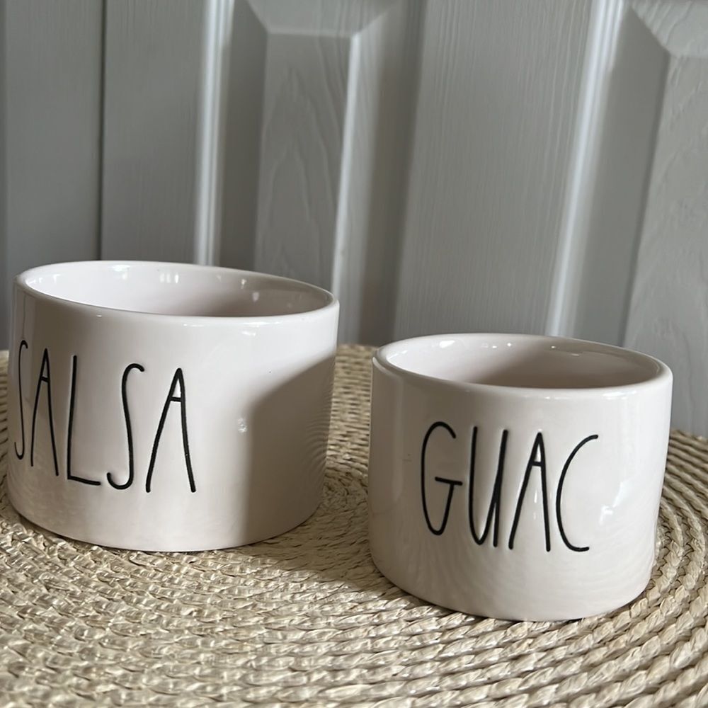 Rae Dunn Guac and Salsa Bowl Set - Picture 3 of 9